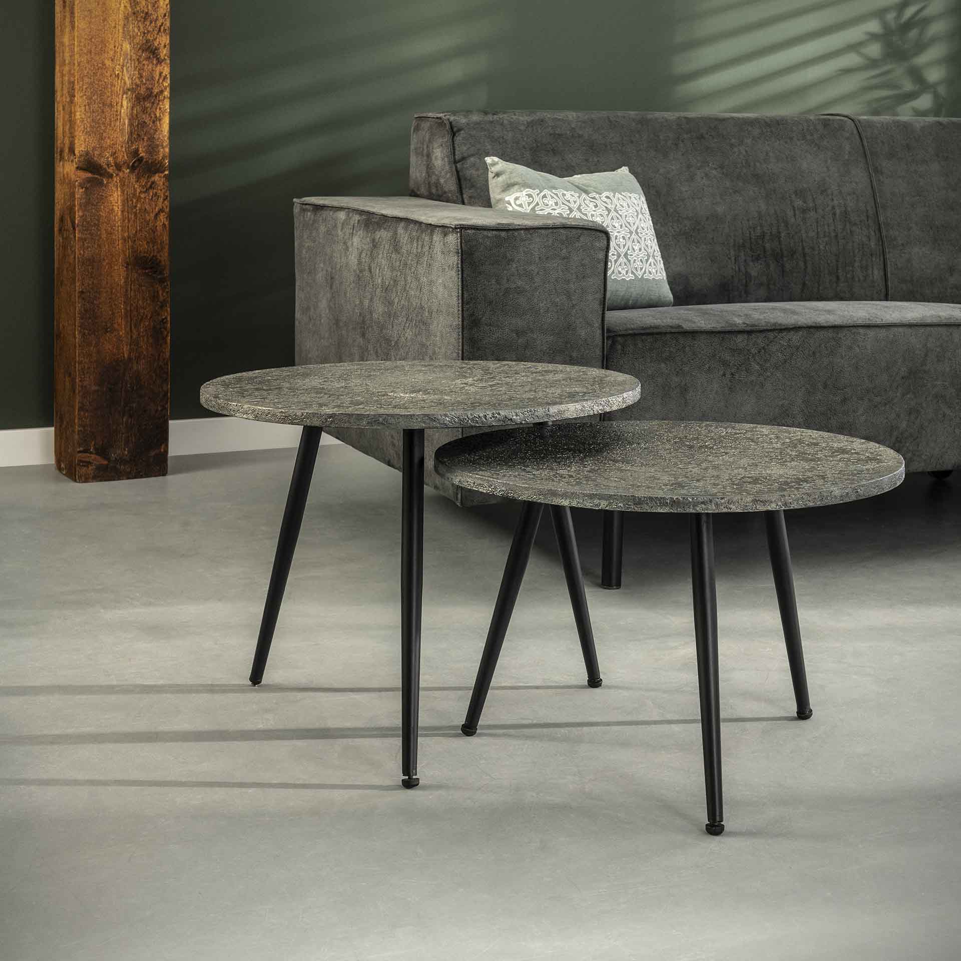 Salontafelset Ronde - Set van 2