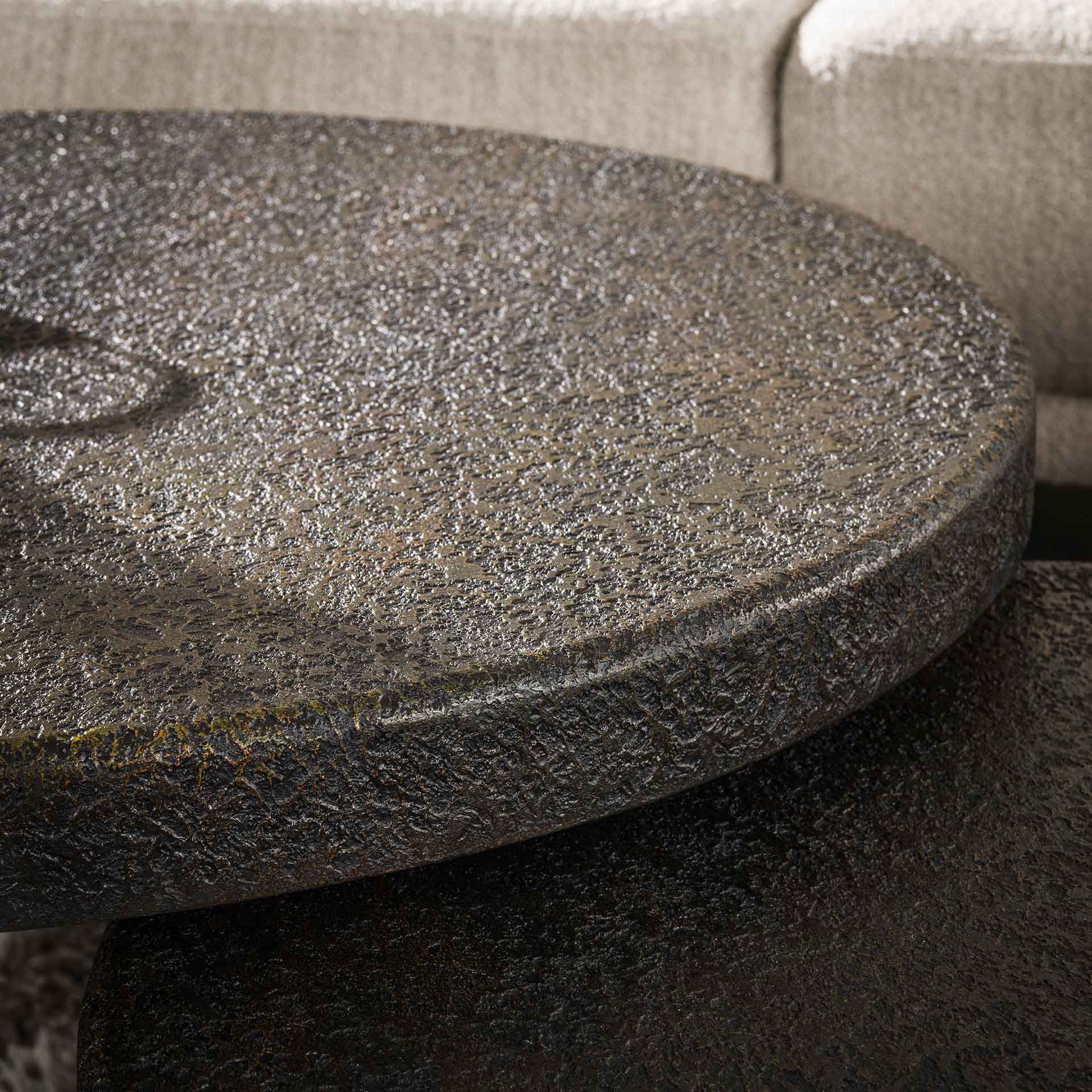 Salontafel Bulky Ferro - Set van 2