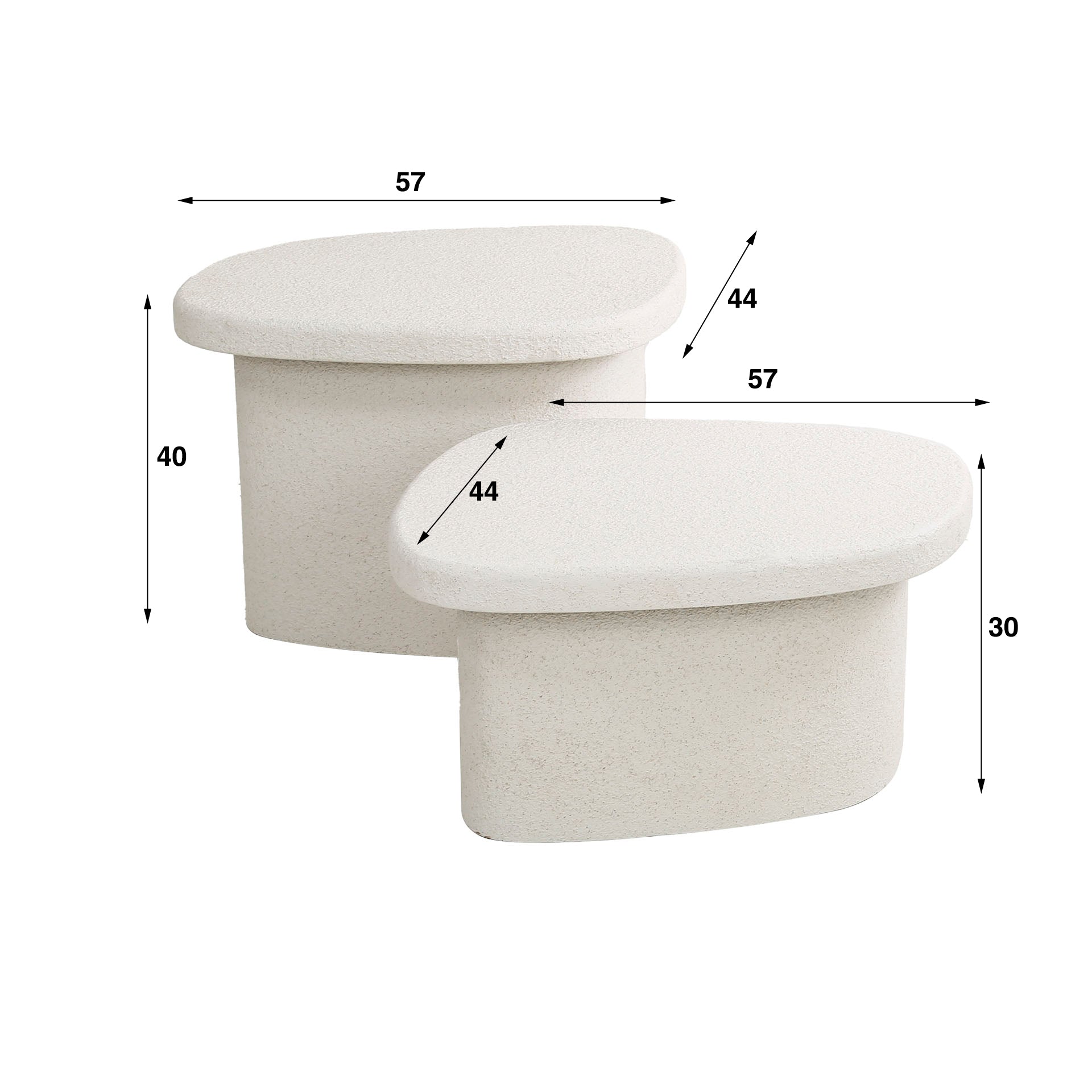 Salontafel Set - 2 stuks