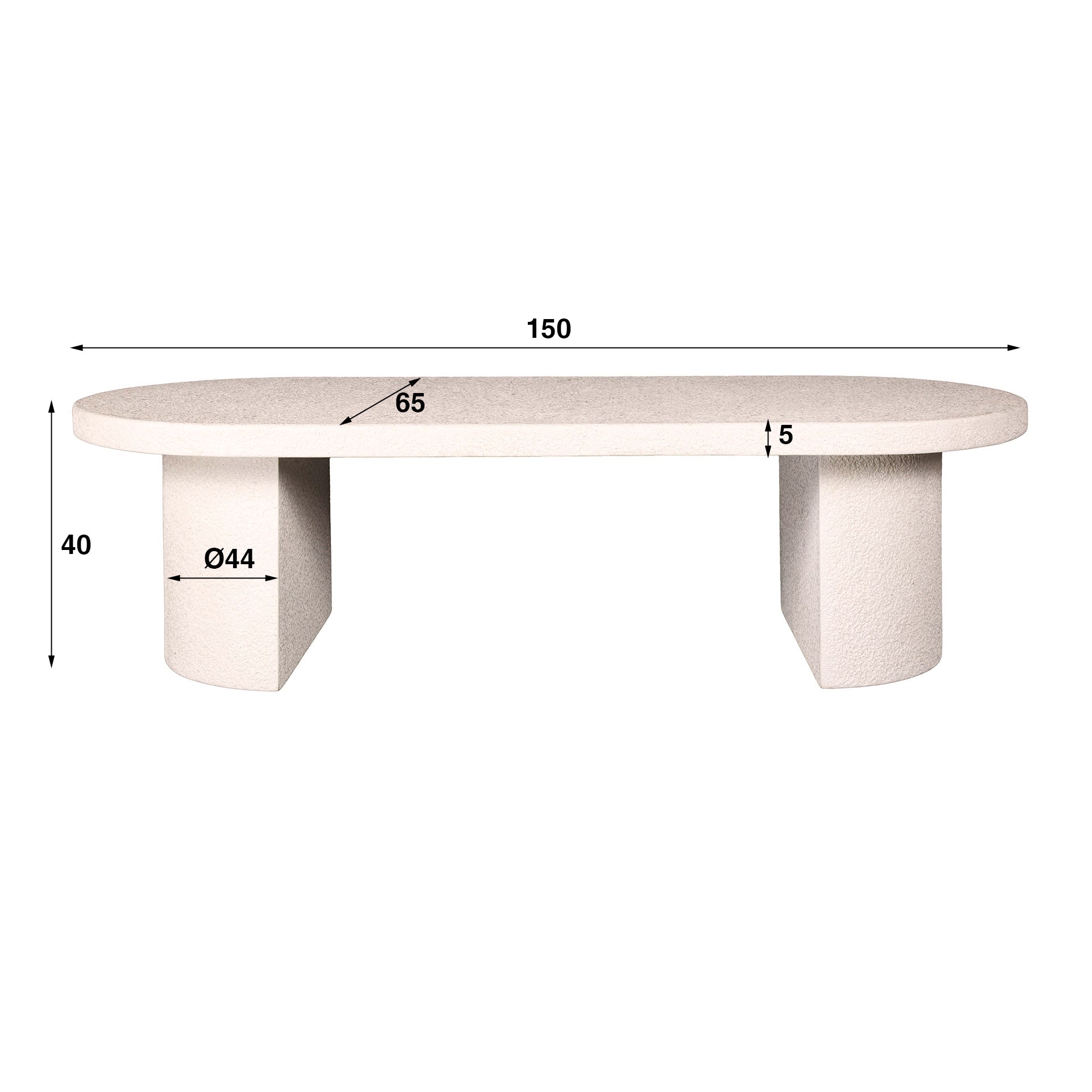 Salontafel Arch Stone