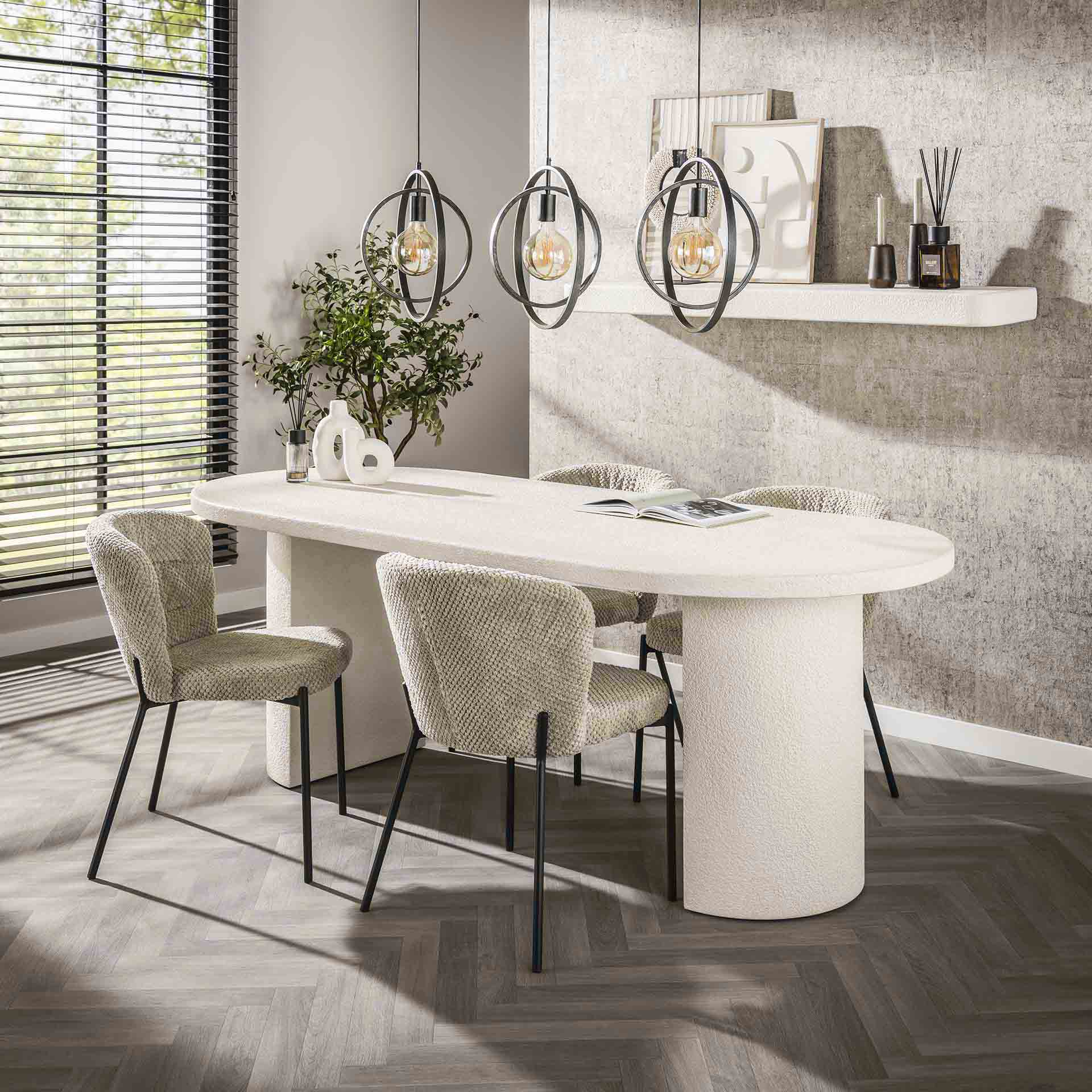 Eettafel Arch Stone
