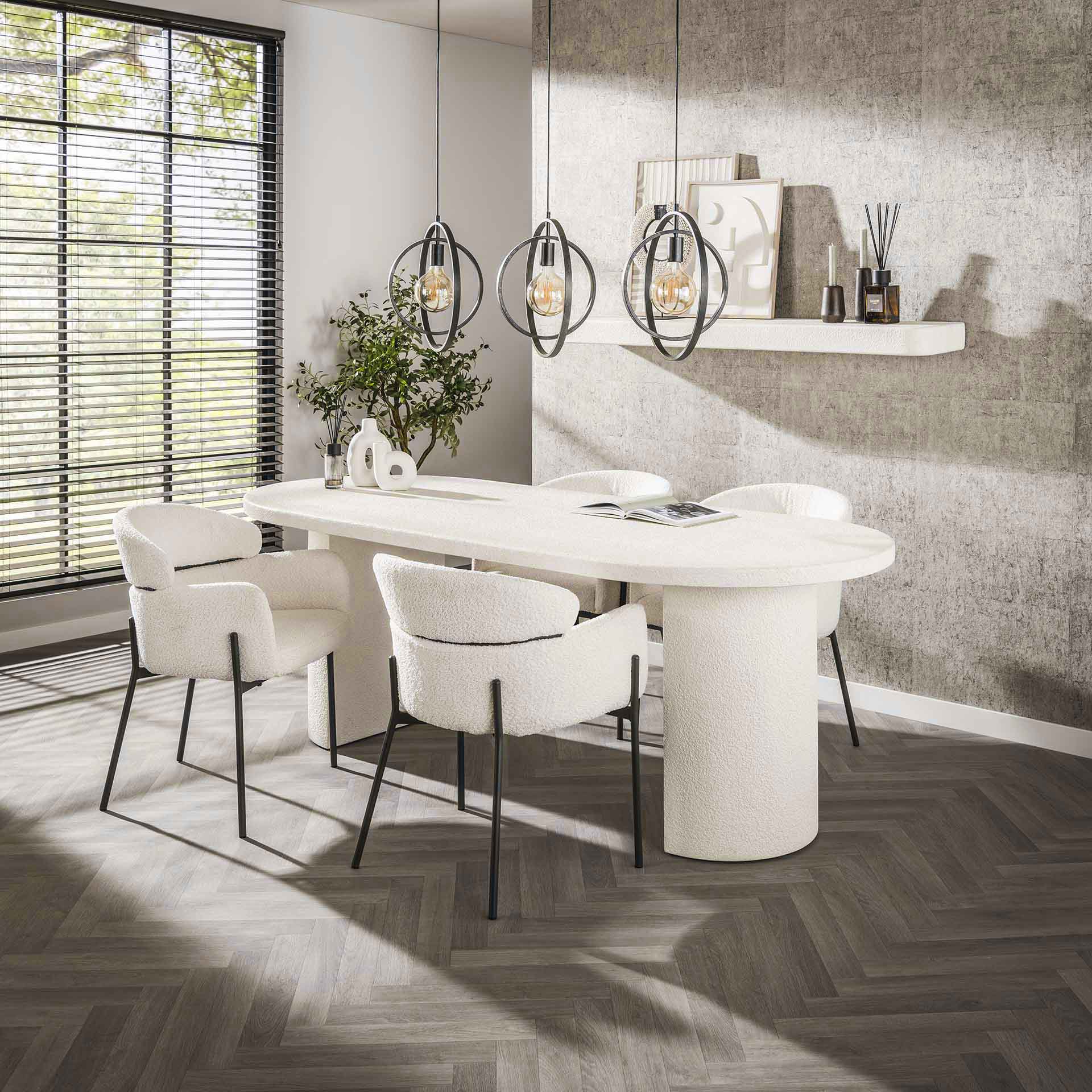 Eettafel Arch Stone