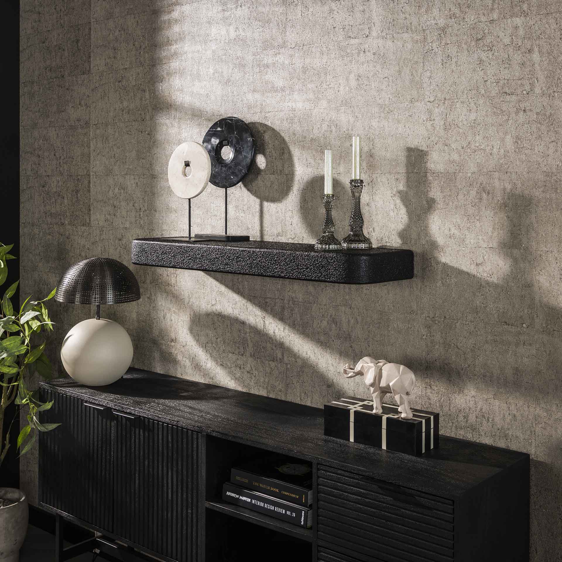 Wandplank Liquid Metal 100 cm