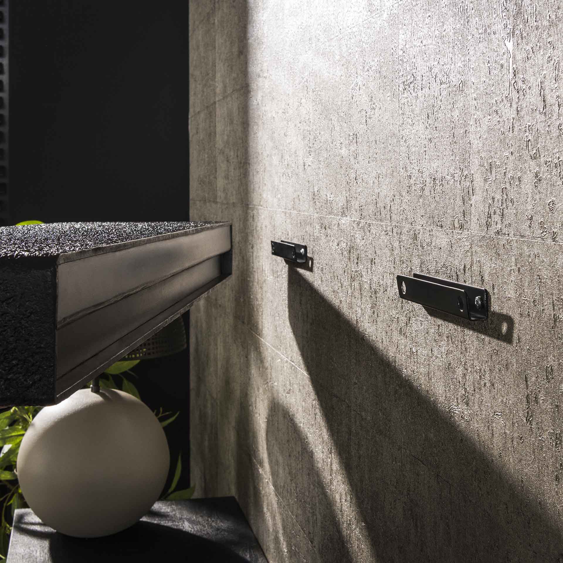 Wandplank Liquid Metal 100 cm