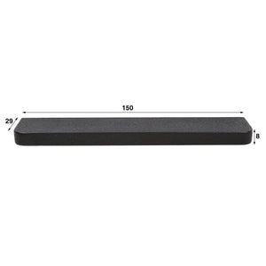 Wandplank Liquid Metal 150 cm