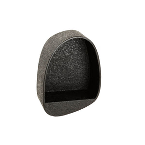 Wandschap Druppelvormig Grijs Metallic
