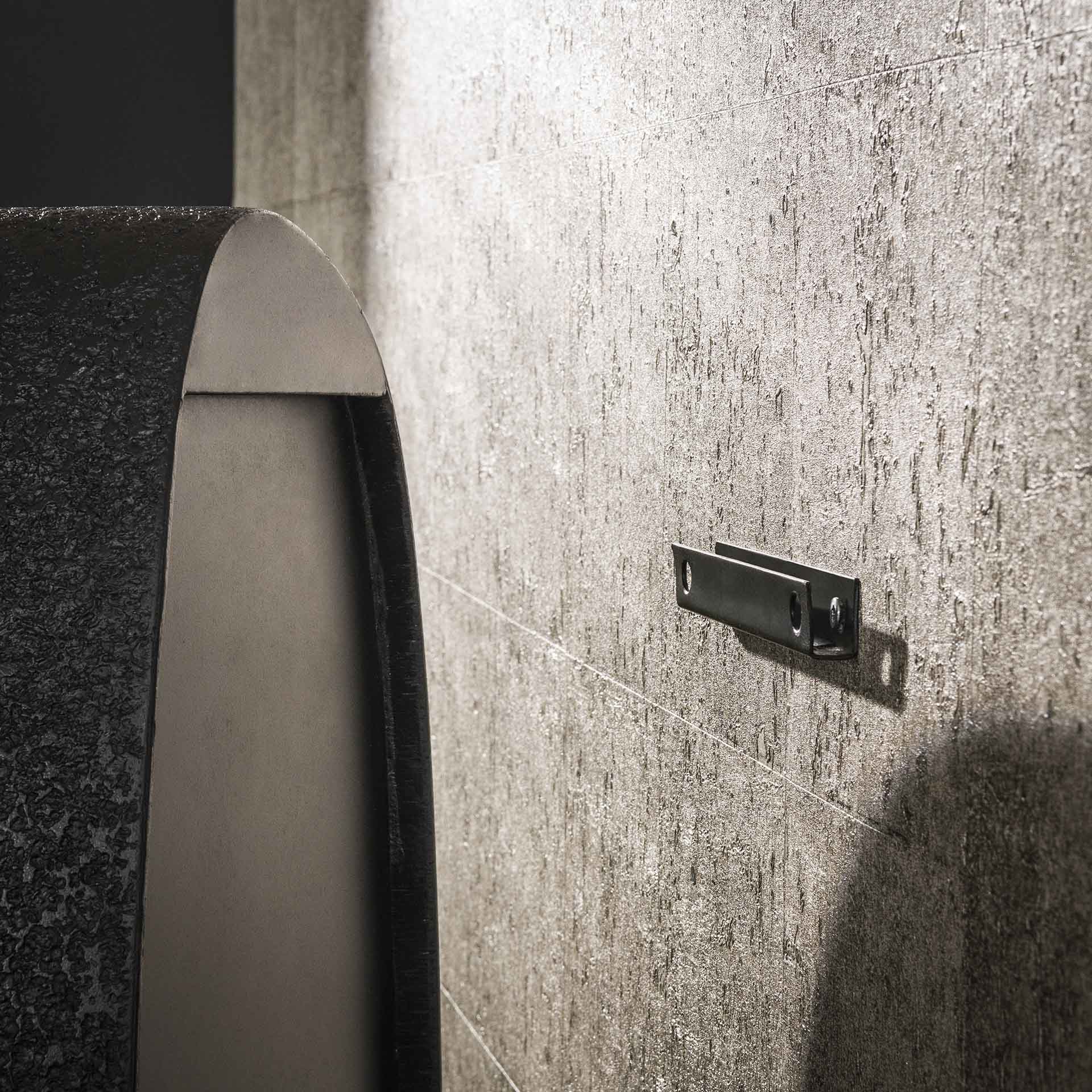 Wandschap Driehoek - Grijs