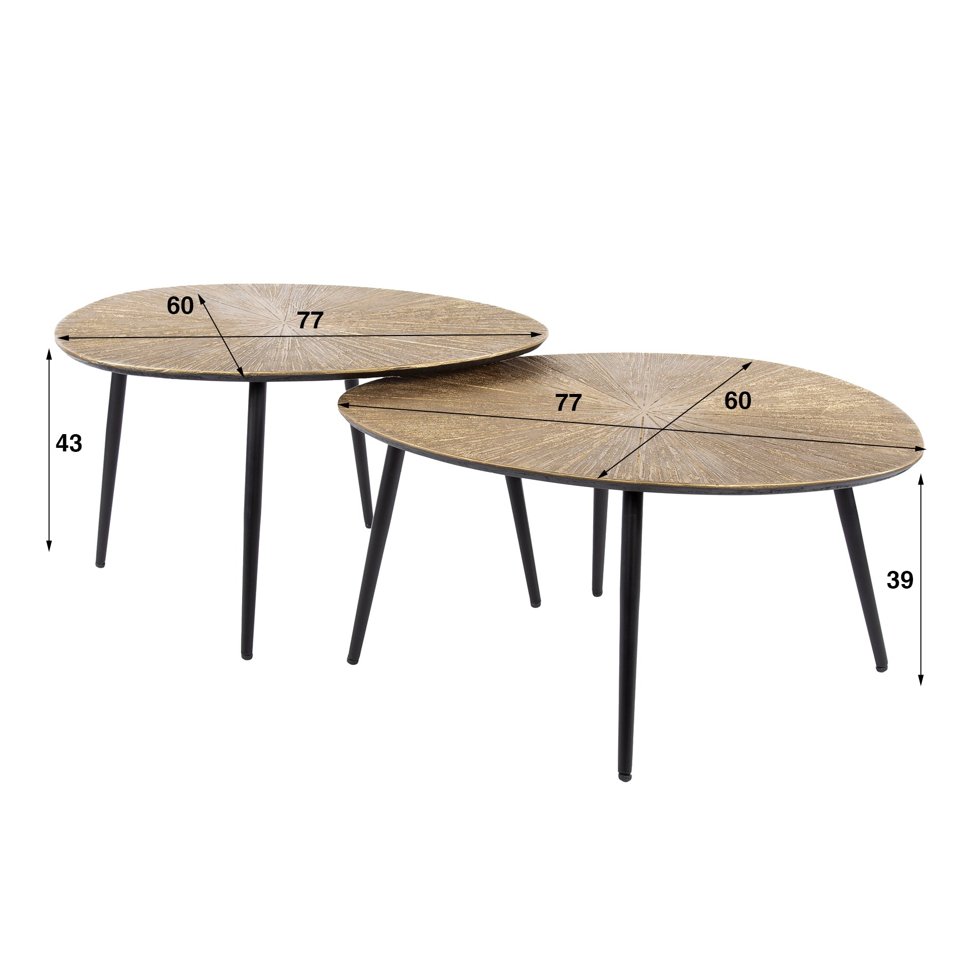 Salontafel Set - 2 stuks