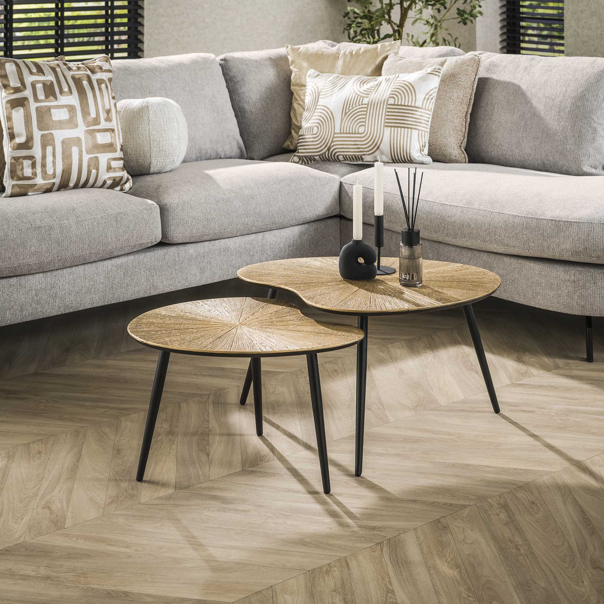 Salontafel Niervorm - Set van 2