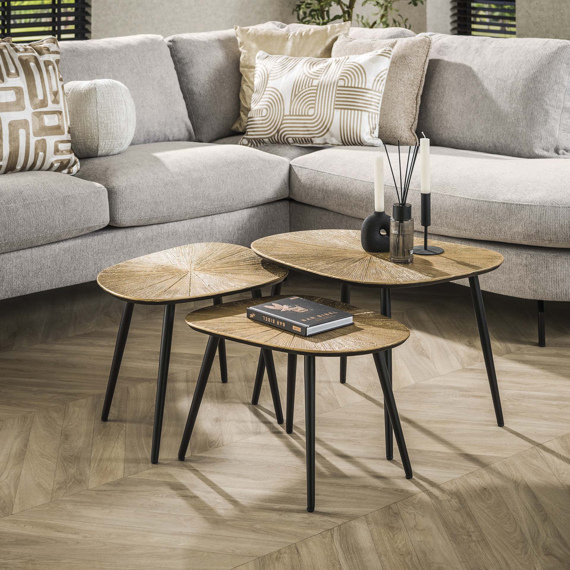 Salontafel Set - 3 stuks