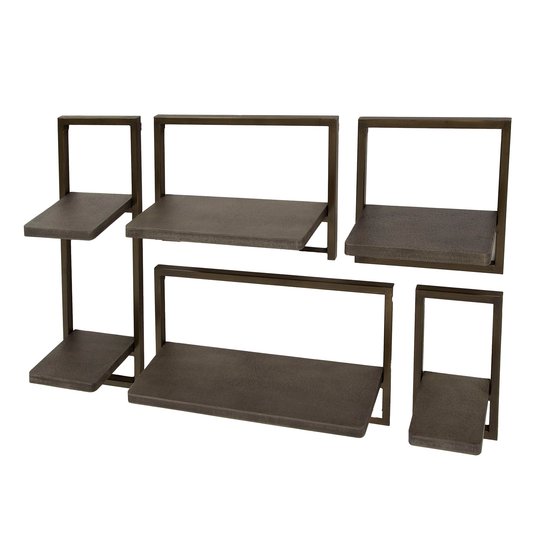 Set van 5 Wandschappen Ferro