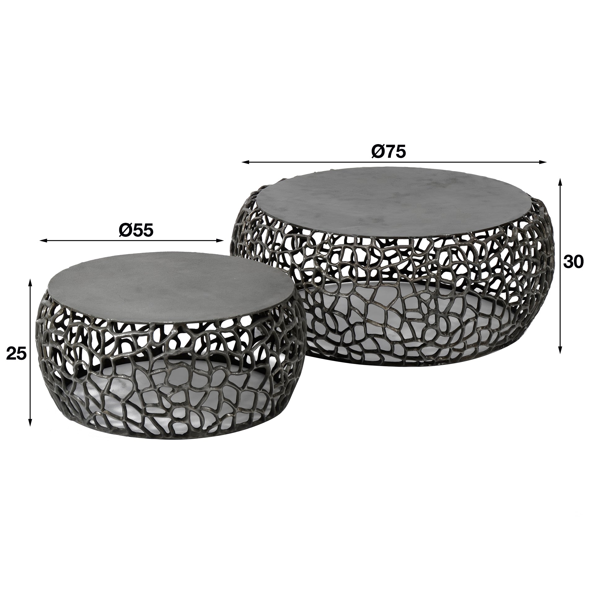 Salontafel Set - 2 stuks