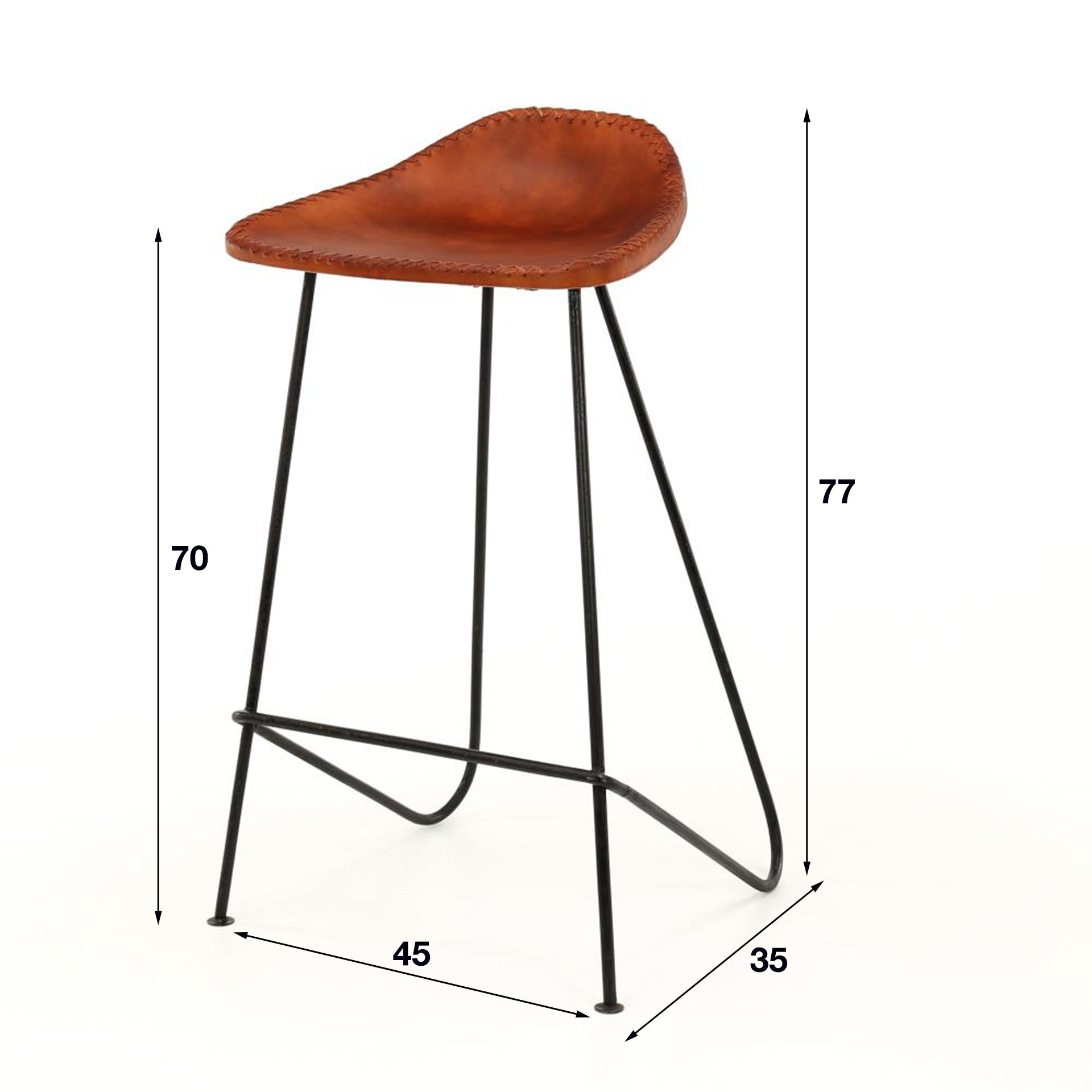 Barstoelen Retro - Set van 4