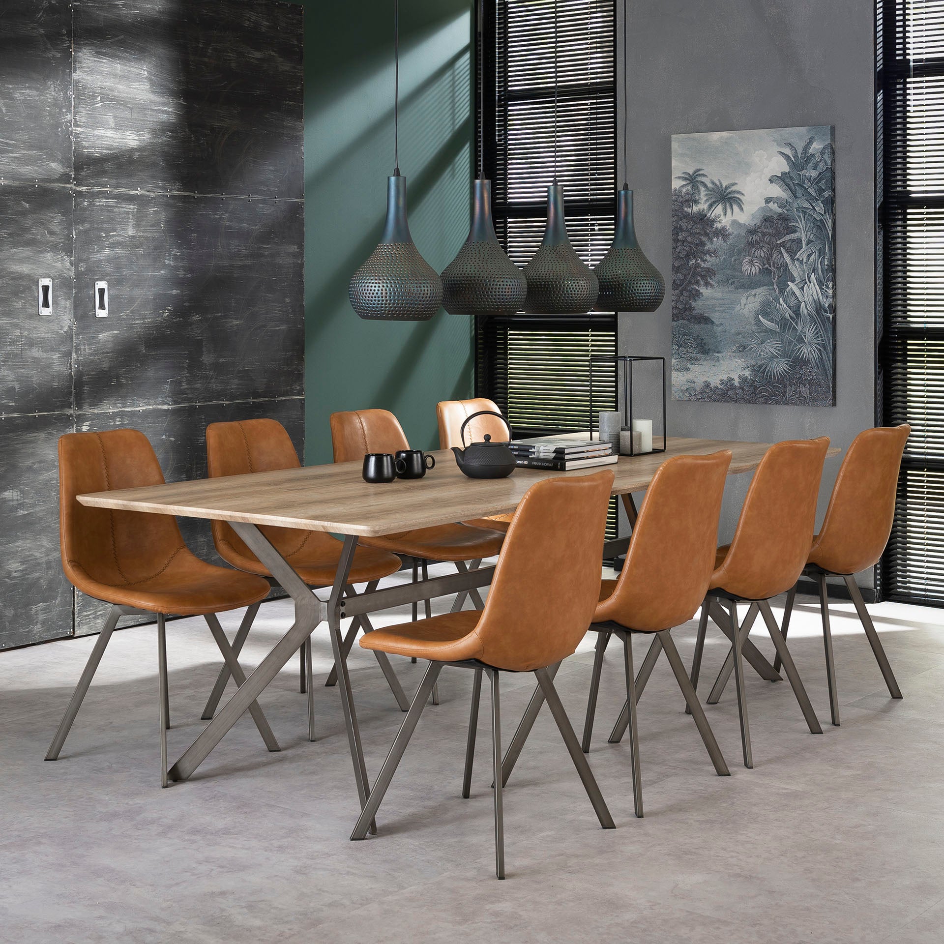 Eetkamerstoel Zig-Zag - Set van 4