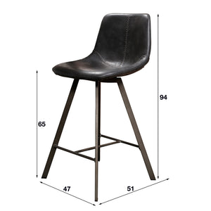 Barstoel Zig-Zag - Set van 4