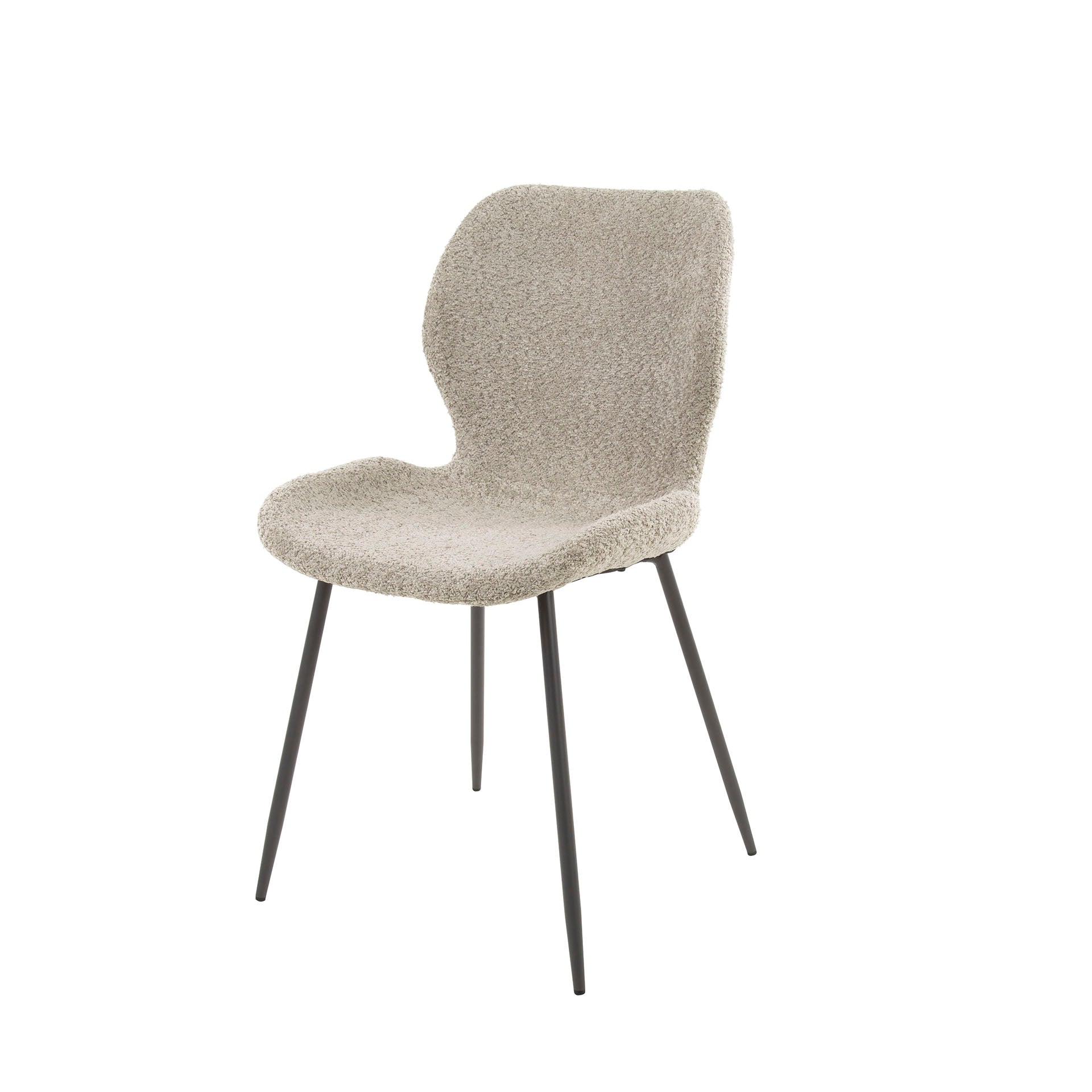 Eetkamerstoel Bouclé - Set van 4