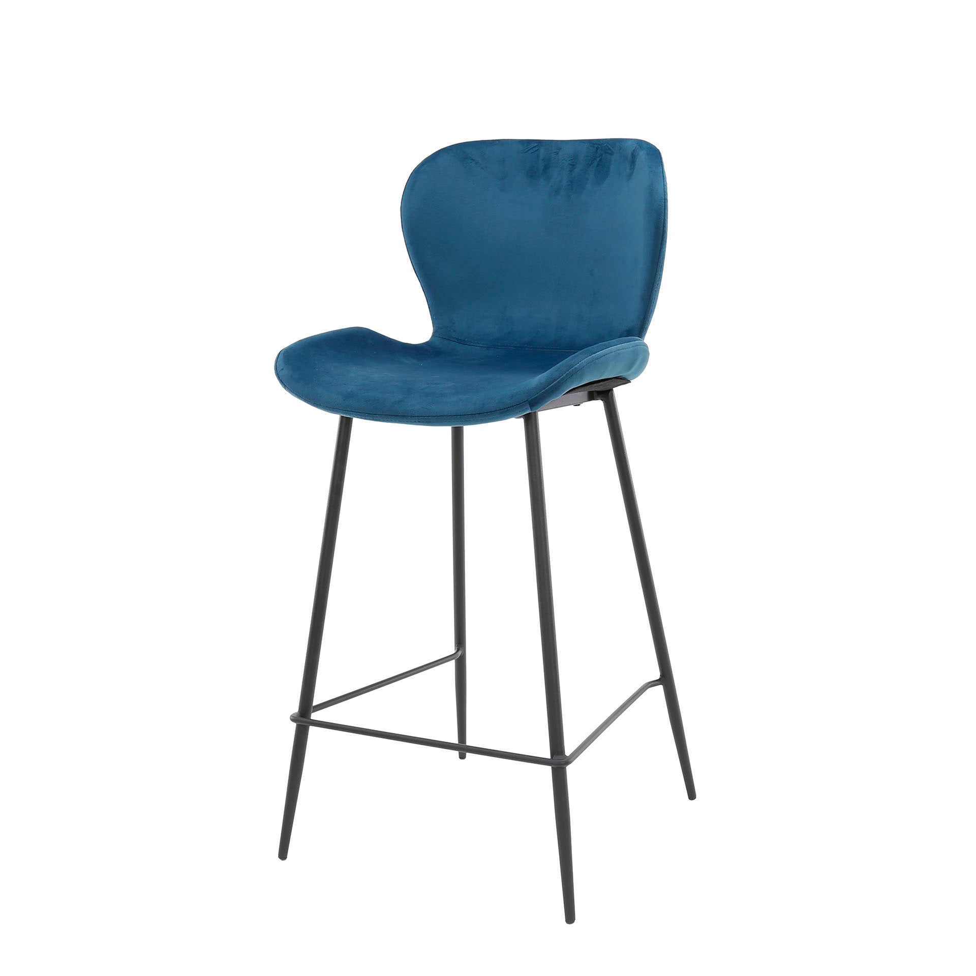 Barstoel Set - 4 Stuks Deep Blue