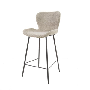 Barstoel Bouclé - Set van 4