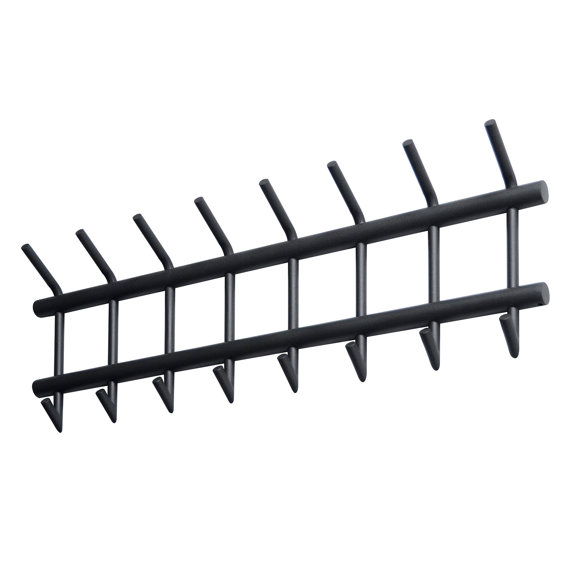 Garderobe met ronde buis en 8 haken