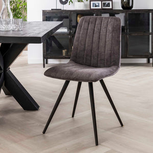 Stoel Velours - Set van 4