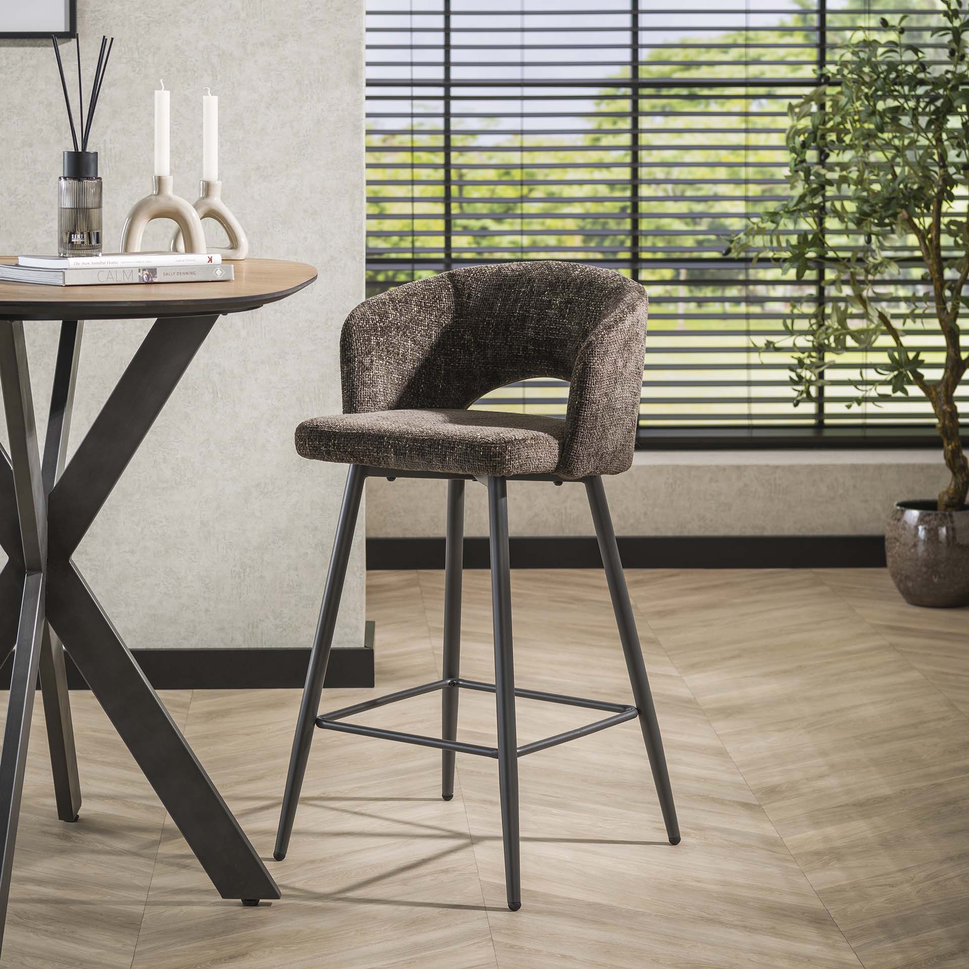 Barstoel Salon Cargo Bruin
