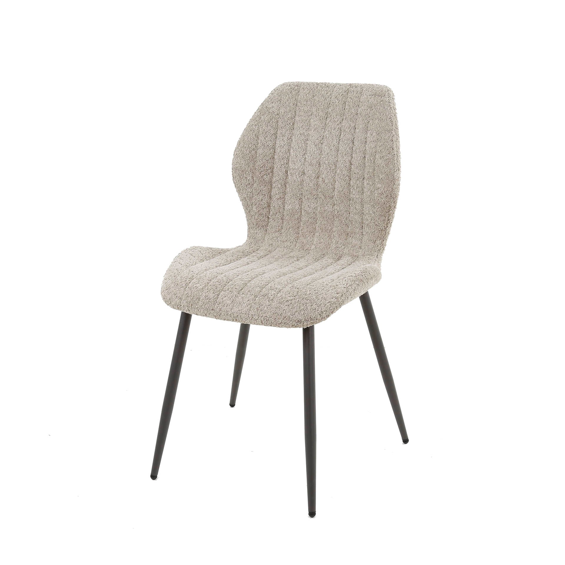 Eetkamerstoel Bouclé - Set van 4
