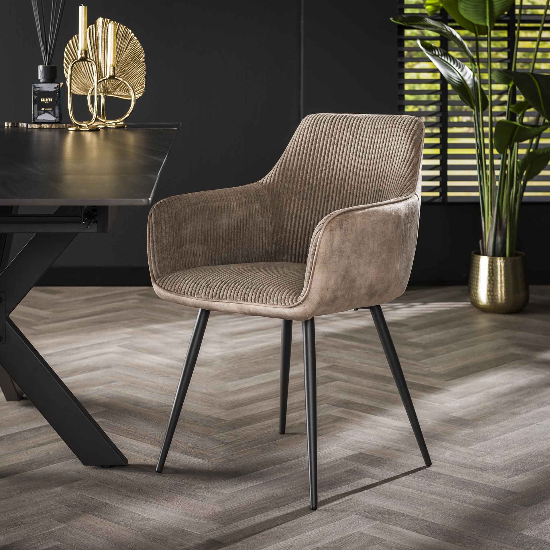 Armstoel Rib - Set van 2