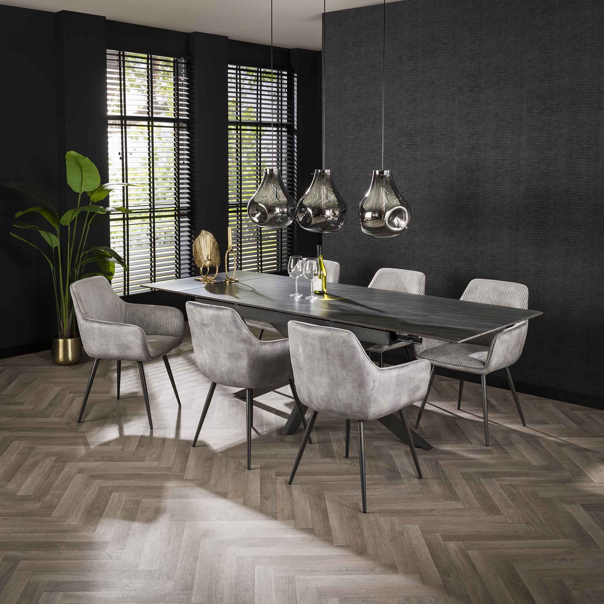 Armstoel Rib - Set van 2