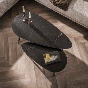 Salontafel Niervorm - Set van 2