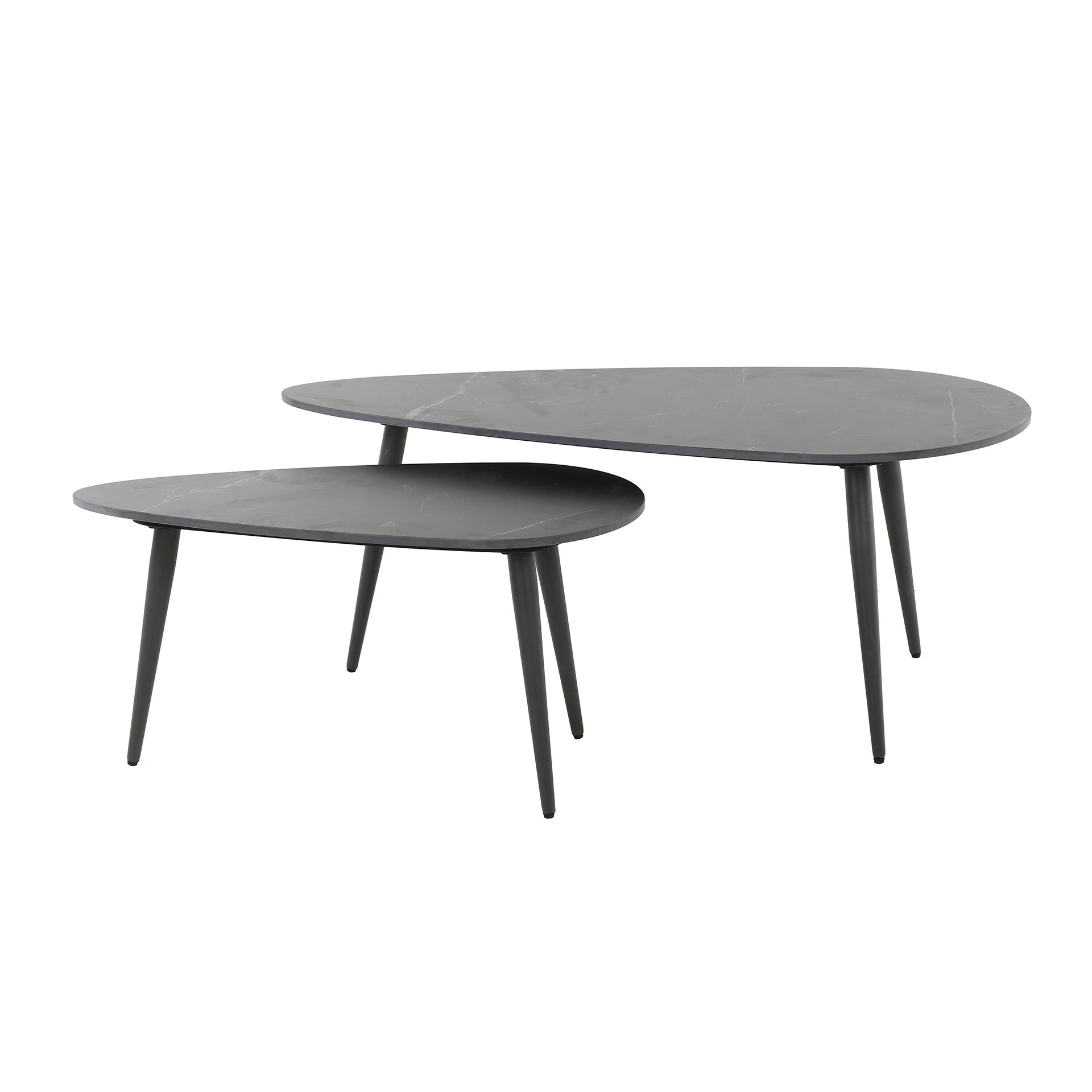 Salontafel Niervorm - Set van 2