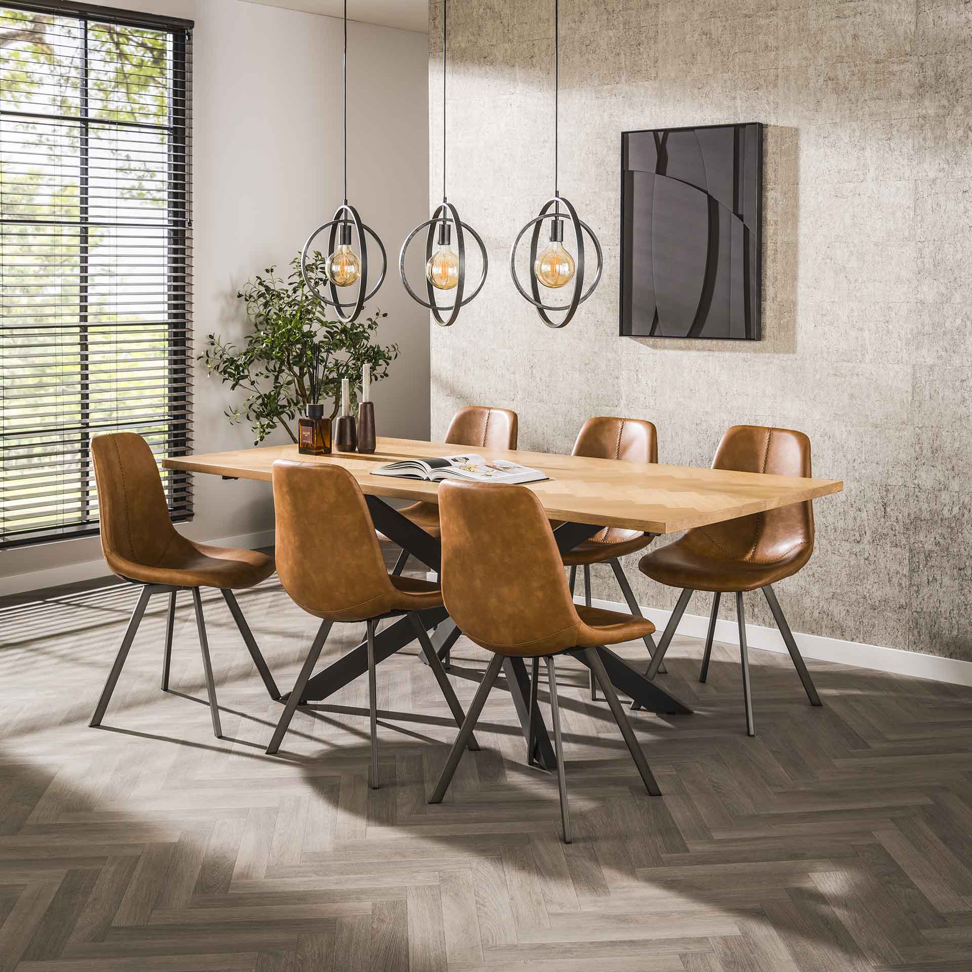 Eettafel Visgraat - 200 cm