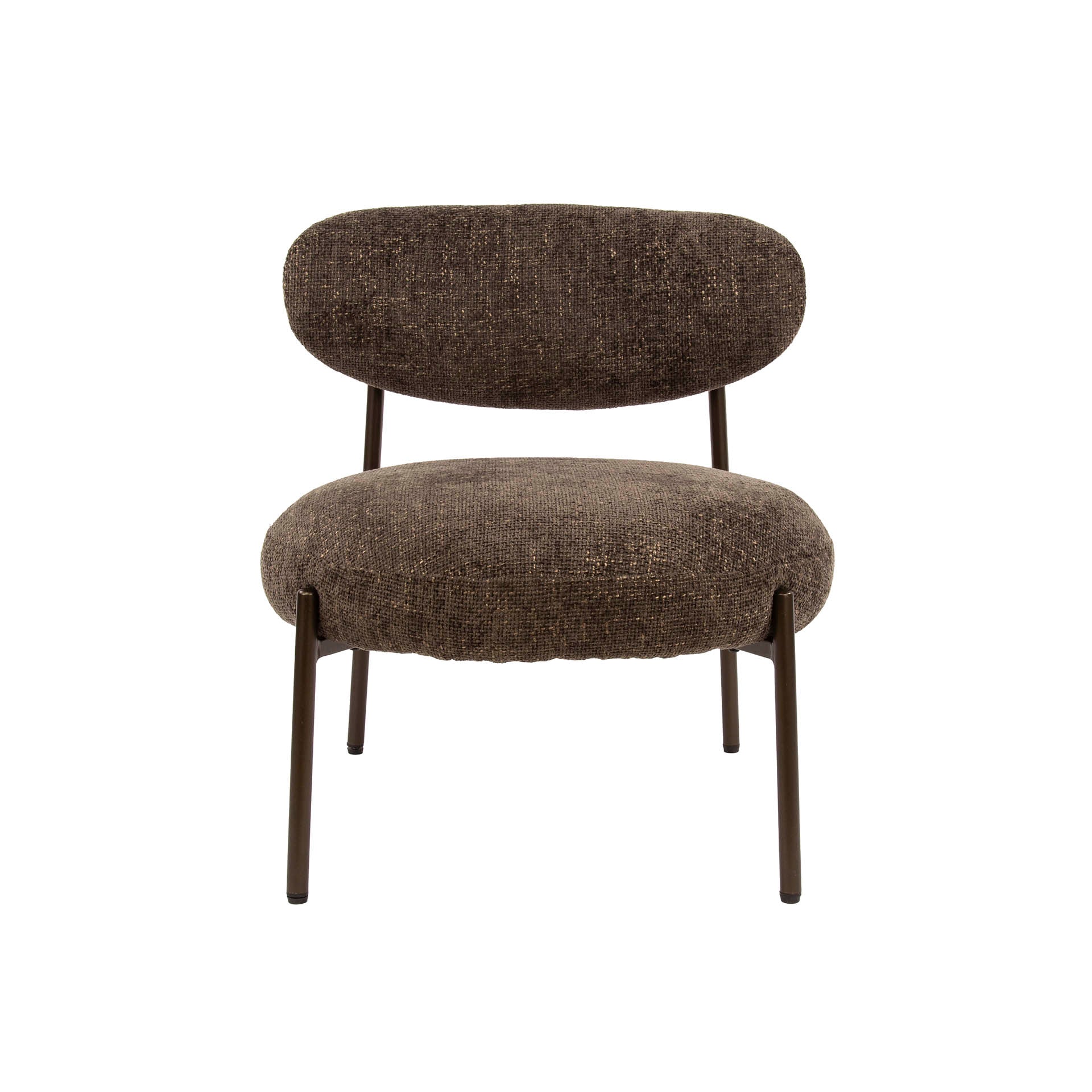 Fauteuil Round - Tissee Cargo Bruin