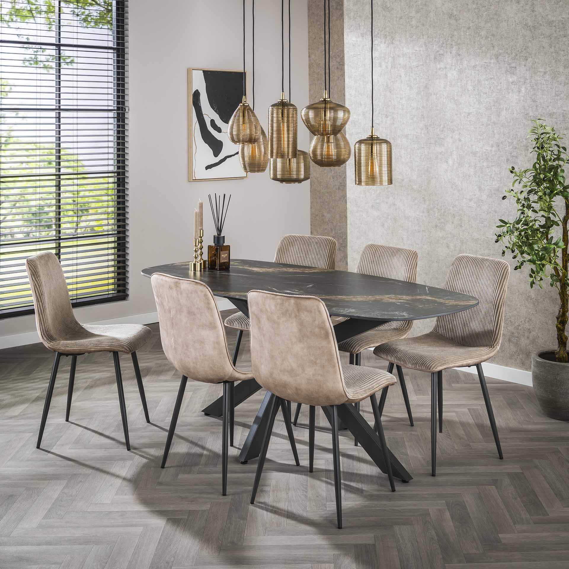 Stoel Rib - Set van 4