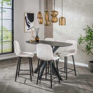 Barstoel Rib - Set van 2