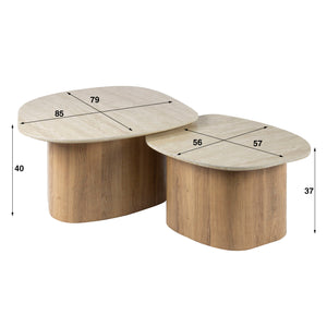 Salontafel Romano - Set van 2