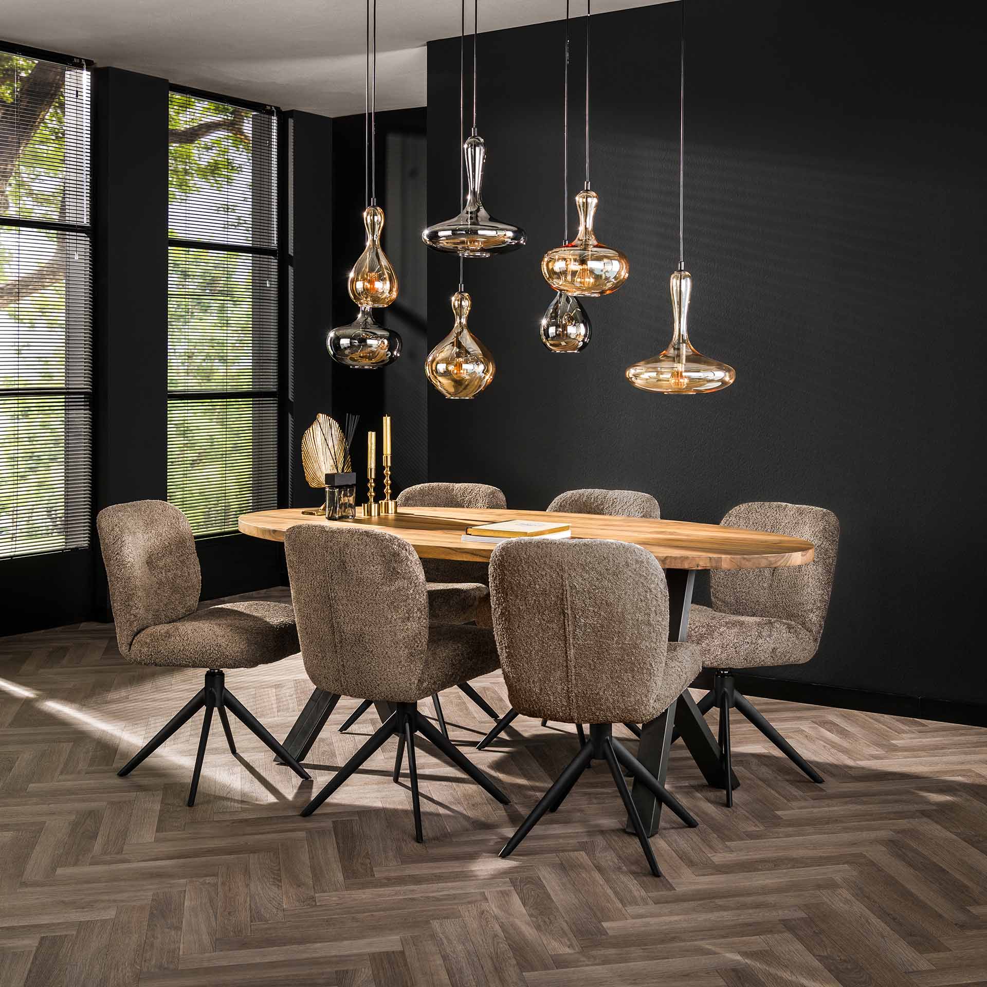 Draaibare stoel Comfort - Set van 2