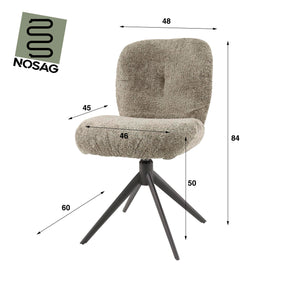 Draaibare stoel Comfort - Set van 2