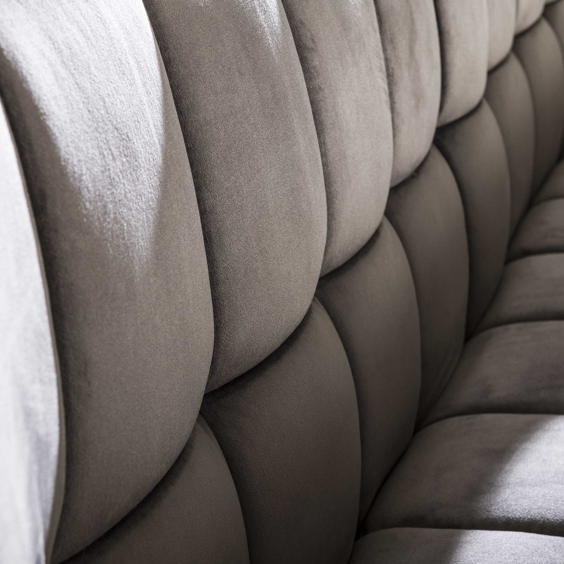 Eetkamerbank Raster - Antraciet Velours