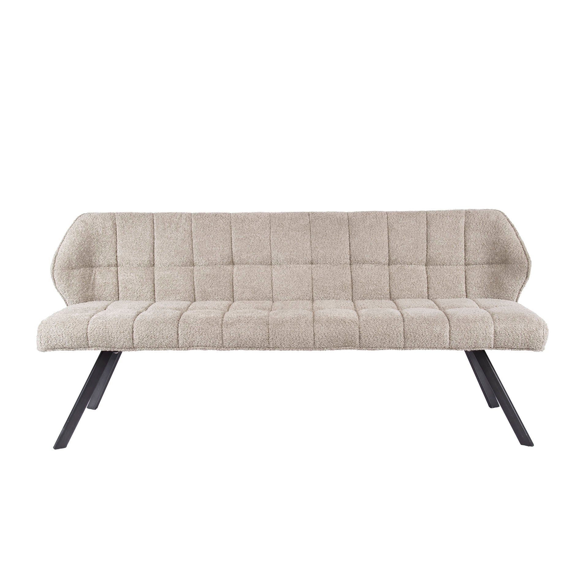 Eetkamerbank Raster - Boucle Zandkleur