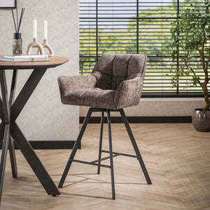 Barstoel Rich Taupe - Set van 2
