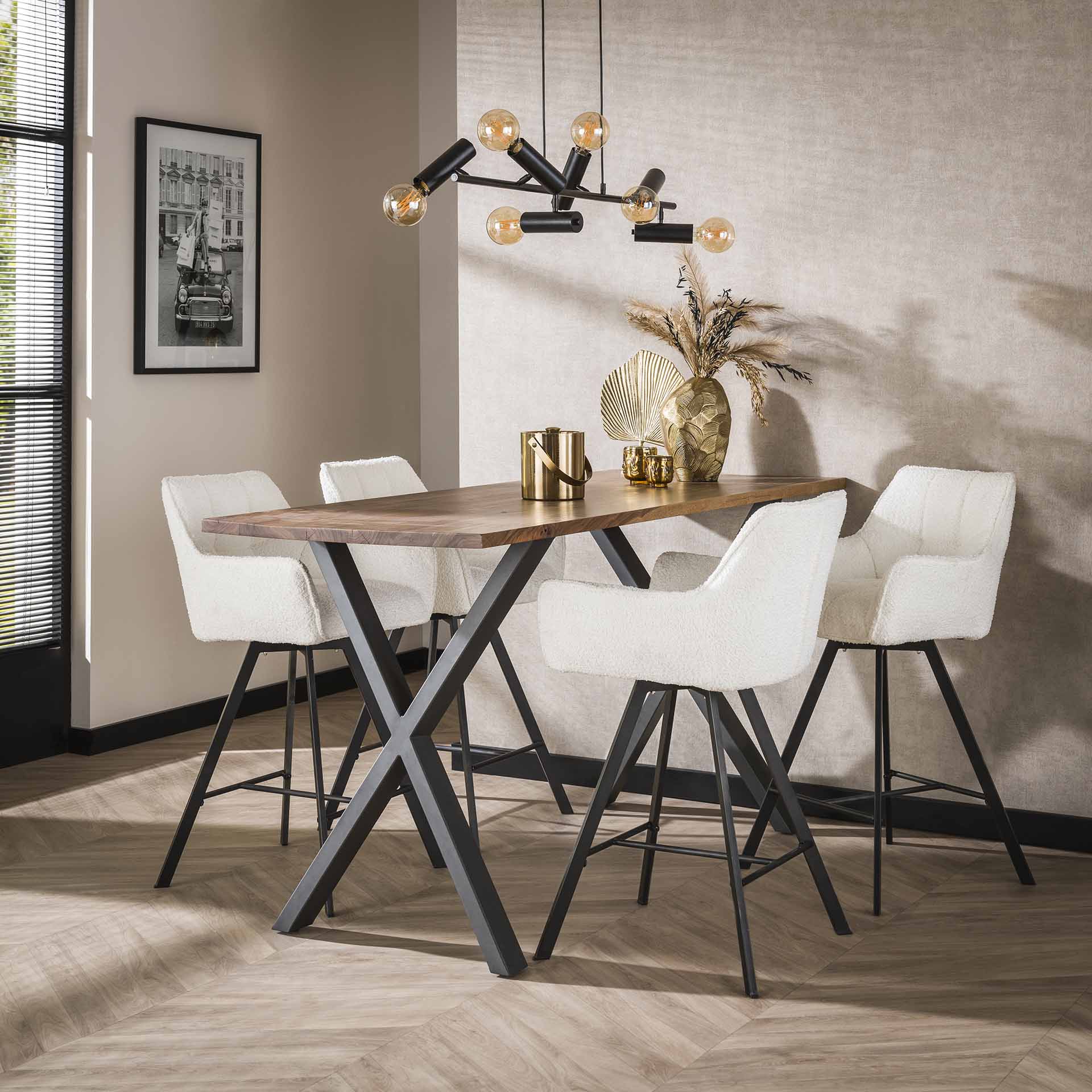 Barstoel Raster - Set van 2