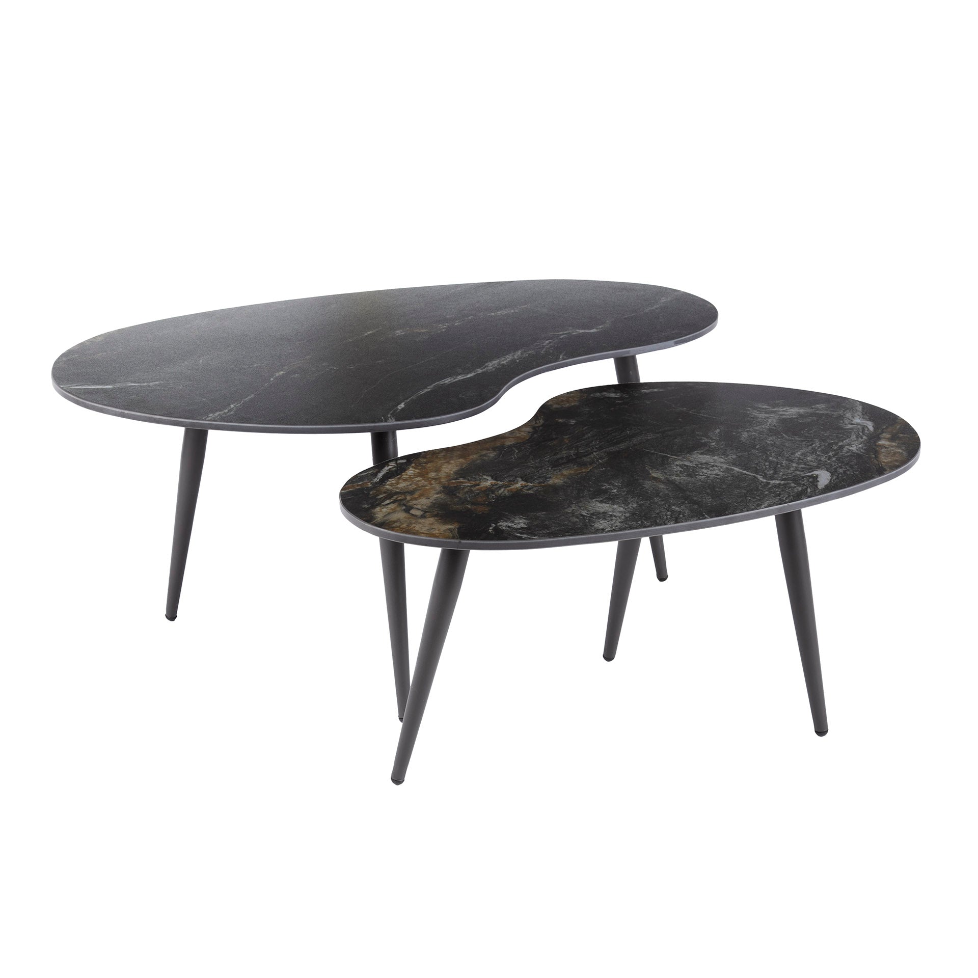 Salontafel Niervorm - Set van 2