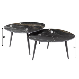 Salontafel Set - 2 stuks