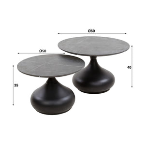 Salontafel Druppel - Set van 2
