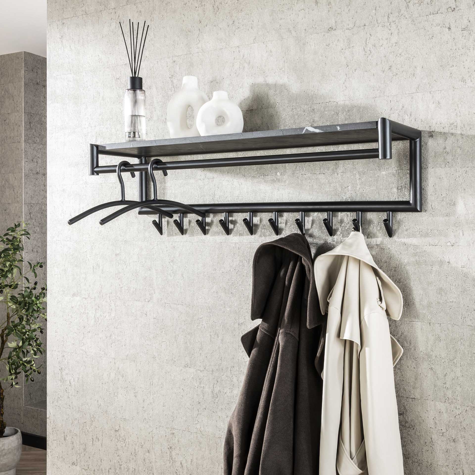 Kapstok Ceramic Look - 10 haken