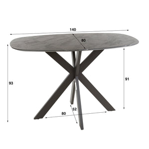 Bartafel Deens Ovaal