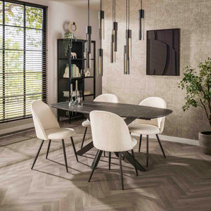 Eettafel Deens Ovaal 180 cm
