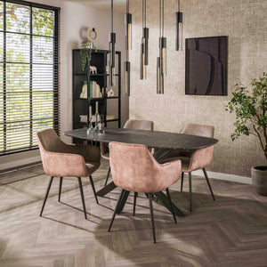 Eettafel Deens Ovaal 180 cm