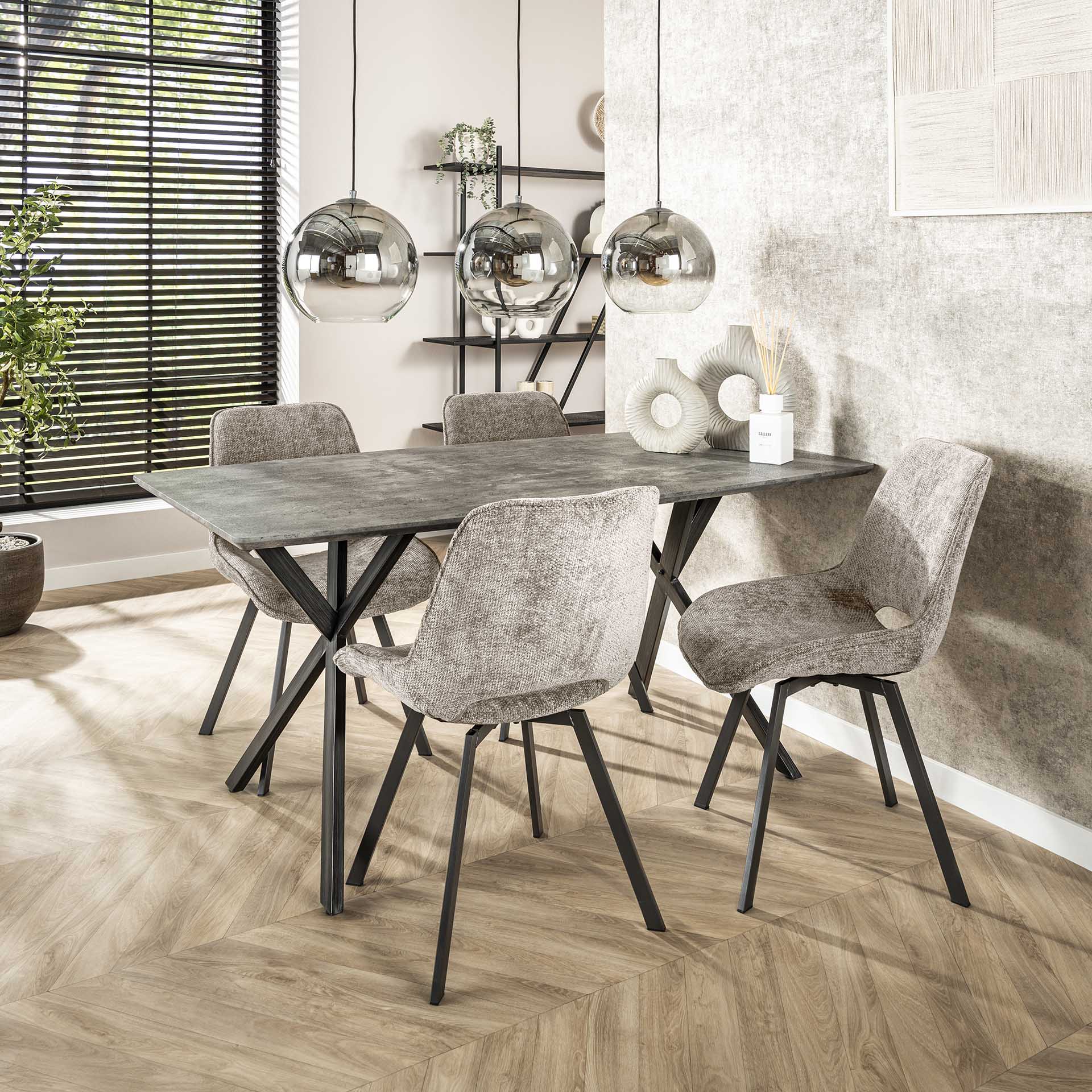 Eettafel Ovaal 160 cm