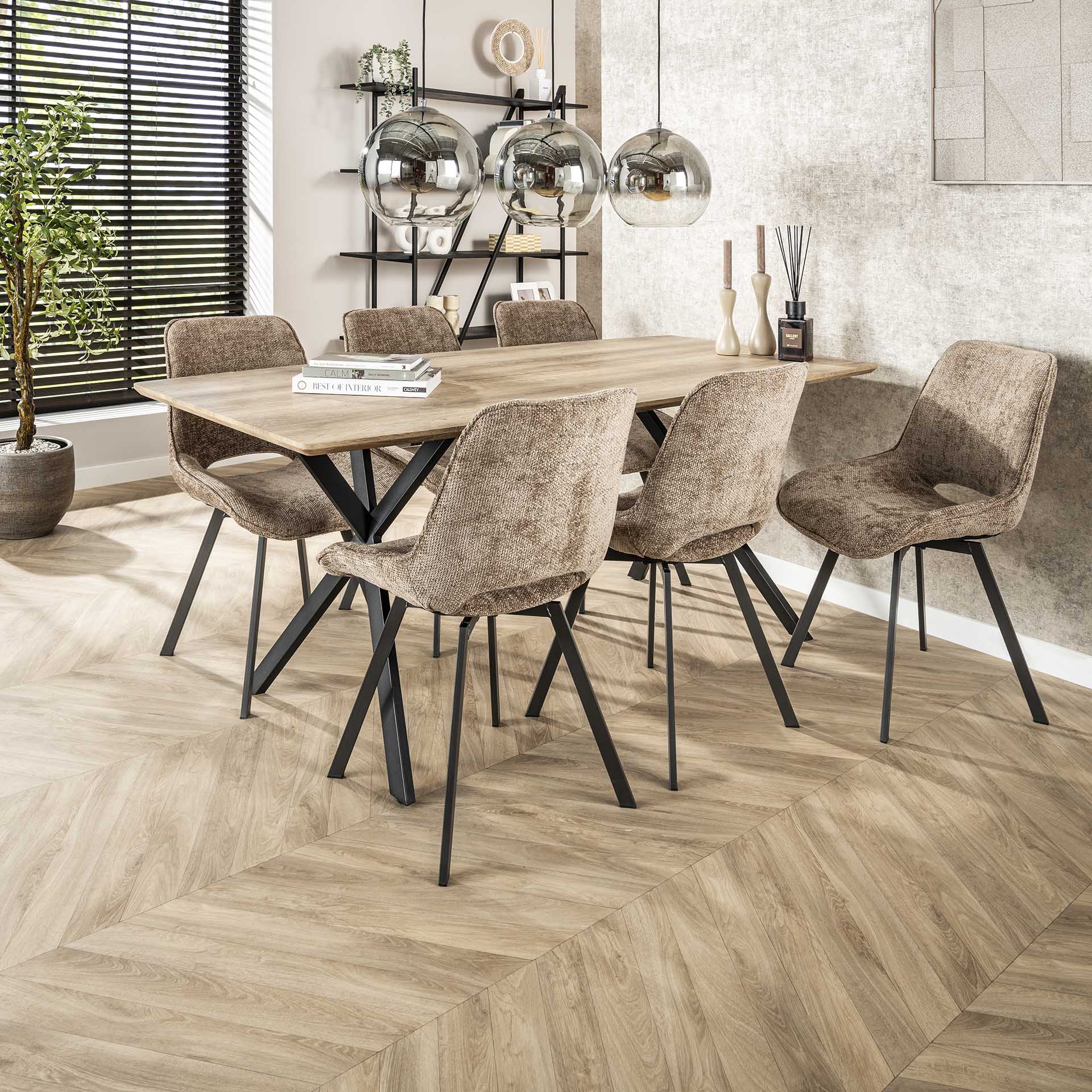 Eettafel ovaal 190 cm